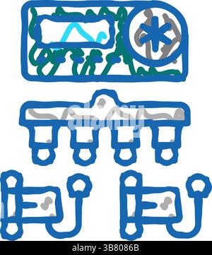 smart watering system icon doodle illustration Stock Vector Image & Art ...