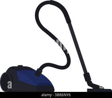 Modern vacuum cleaner for household chores, isolated Stock Vector