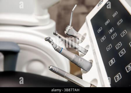 Dental tool in modern dentist office Stock Photo