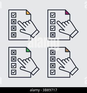 Multiple check mark icons. The colorful design allows for a wide range ...