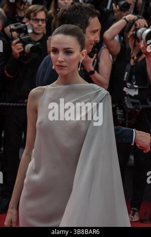 Ella Hunt attends the Horizon: An American Saga Red Carpet at the 77th