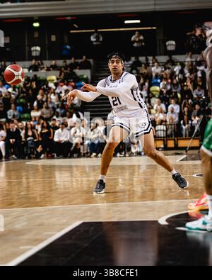 Lions' Aaryn Rai during the London Lions defeat of Surrey 89ers in the ...