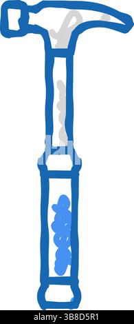 claw hammer icon doodle illustration Stock Vector Image & Art - Alamy