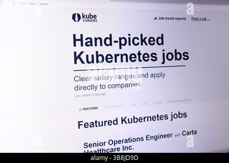 Handpicked kubernetes job opportunities on kube careers. Stock Photo