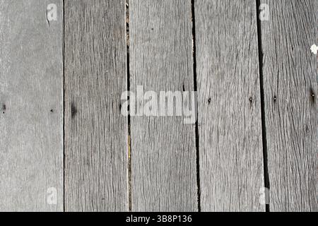 Weathered wooden planks textured abstract background Stock Photo