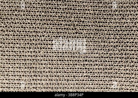 Close up view of textured cardboard abstract background Stock Photo