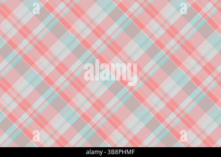 Soft pastel plaid pattern. Delicate, seamless texture. Ideal for backgrounds, textiles, or wrapping paper. Versatile design for various creative proje Stock Vector