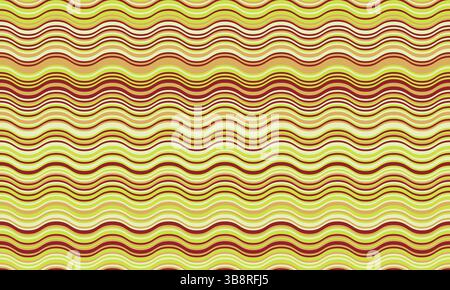 Abstract wavy stripes background in warm earth tones.  Perfect for website banners, textile designs, or packaging. Stock Vector