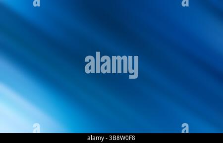 Abstract Blue Gradient with Light Rays and Diagonal Stripes . Blue dynamic abstract background with diagonal line pattern. Creative blank stripe Stock Photo
