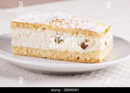 Curds shortbread with raisins on the table Stock Photo
