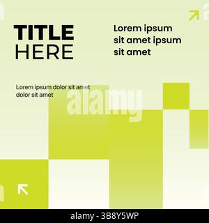 Simple and Modern Elegant Post Design - Corporate Style for Poster Design Idea Stock Vector