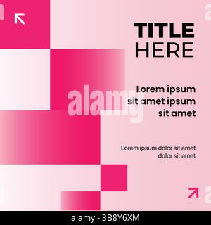 Simple and Modern Elegant Post Design - Corporate Style for Poster Design Idea Stock Vector
