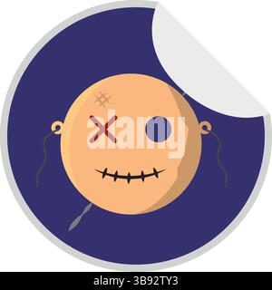 Isolated toy icon halloween logo cartoon illustration Stock Vector