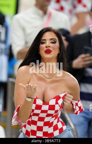 Ivana Knoll is seen in the stands before the FIFA World Cup Group F ...