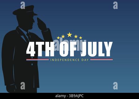 Celebrate Freedom Happy Independence Day Stock Vector