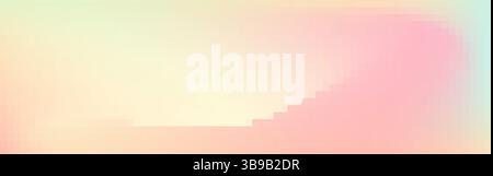 Pixel soft gradient Abstract background with mosaic squares Stock Vector