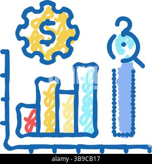 lead nurturing business process icon doodle illustration Stock Vector ...