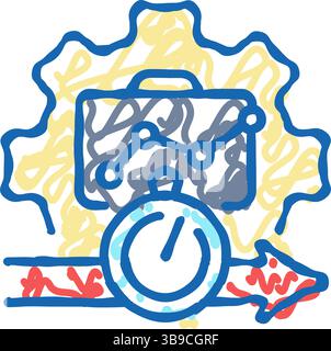 cost control modern business color icon vector illustration Stock ...