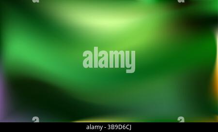 Dark green gradient background. Forest green nature bg. Stock Vector