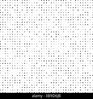 Retro halftone dot pattern in black and white. Abstract gradien Stock Vector