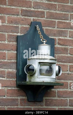 Lamp on a house Stock Photo