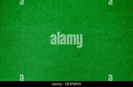 Green fabric texture as natural background Stock Photo