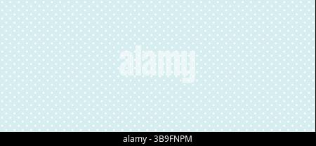 White seamless dots on blue grey background Stock Photo