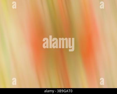 This image features a blurred abstract background portraying soft streaks of green, orange, and red. Ideal for use as a visually soothing background f Stock Photo