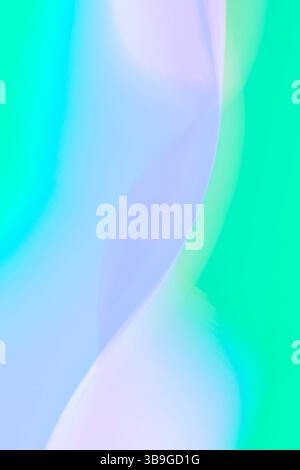 Abstract image featuring a fluid blend of pastel colors creating a soothing gradient effect. The soft hues transition seamlessly, offering a calming v Stock Photo