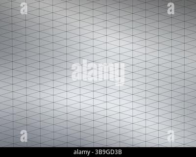 Geometric layout featuring interconnected triangular patterns on a gray metallic surface. The design highlights modern symmetry and minimalism, suitab Stock Photo