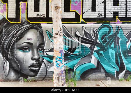 Street art in the East End, London, England, Great Britain Stock Photo