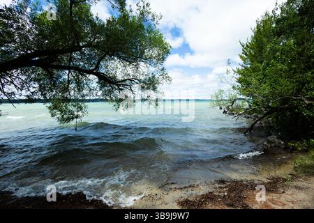 Torch Lake Stock Photo