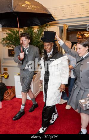 New York - May 5, 2025: Whoopi Goldberg wearing dress by Thom Browne ...