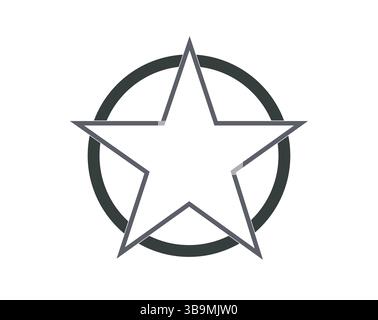Star icons. Vector symbols star isolated on white background. Stock Vector
