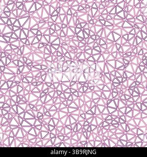 Geometric background. Tiny triangles in size. Mono-tone style. Geometric shapes outlined. Repeatable pattern. Plum harmony. Awesome vector tiles. Stock Vector