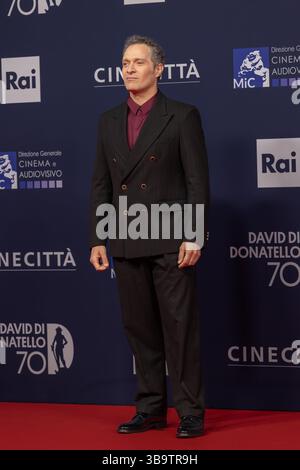 Claudio Santamaria attends the red carpet for “Se domani non torno ...