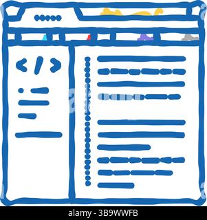 Hand drawn Database search icon in gold foil texture vector ...