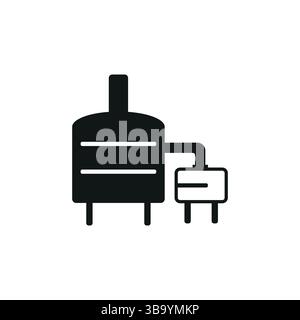 Brewing tank icon Stock Vector