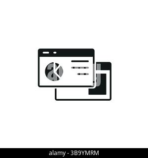 Data Analytics icon Stock Vector
