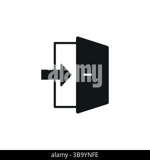 Emergency Exit icon Stock Vector