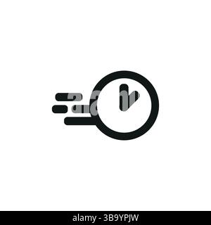 Fast Time Icon Stock Vector
