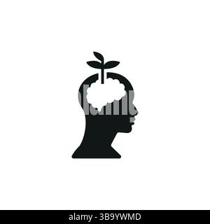 Mental Growth Icon Stock Vector