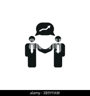 Business Partnership Icon Stock Vector