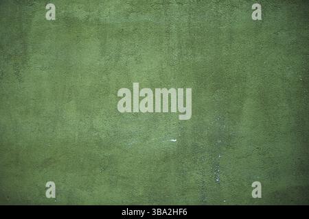 Texture of green plastered concrete wall Stock Photo