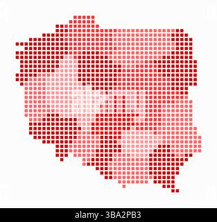 Poland map on white background. Vector illustration Stock Vector Image ...