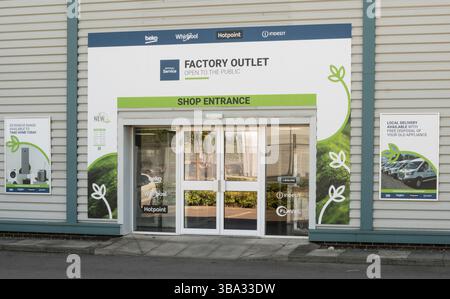 Hotpoint Factory Outlet,  Follingsby Park, England, UK Stock Photo
