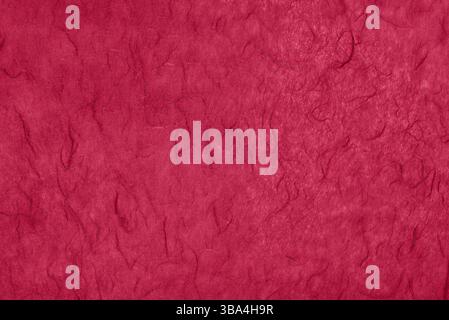 Texture of red craft paper (red paper with fiber) as background Stock Photo
