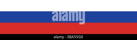 Flag of Russia. Russia flag long banner digital vector illustration. Stock Vector
