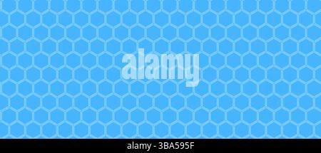 Abstract light blue hexagon pattern.  Perfect for backgrounds, websites, presentations, or technology concepts.  Clean, modern, and geometric design r Stock Vector