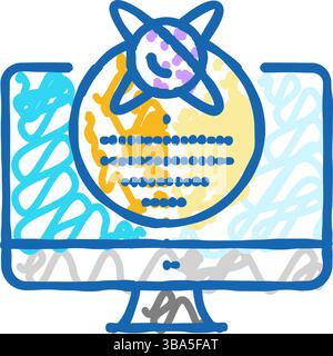 dot technology quantum icon color illustration Stock Vector Image & Art ...